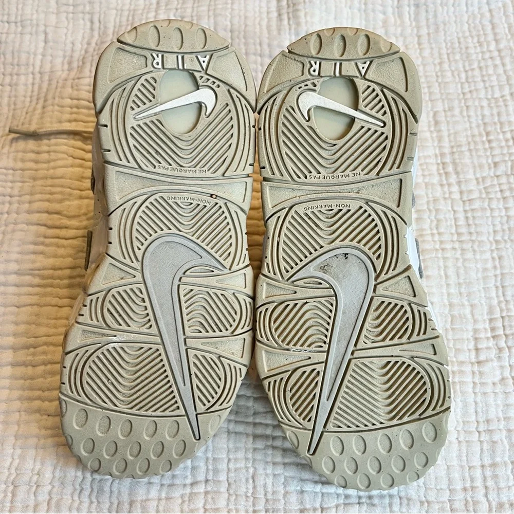 Nike Air | More Uptempo Mid Phantom Sand Drift Size 4Y Sneakers Hi Tops EU 36